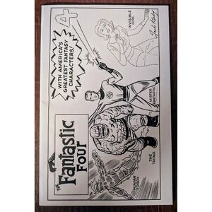 Fantastic Four #1 Hidden Gem 1:100 Sketch Variant 2018 Kirby Art NM Range